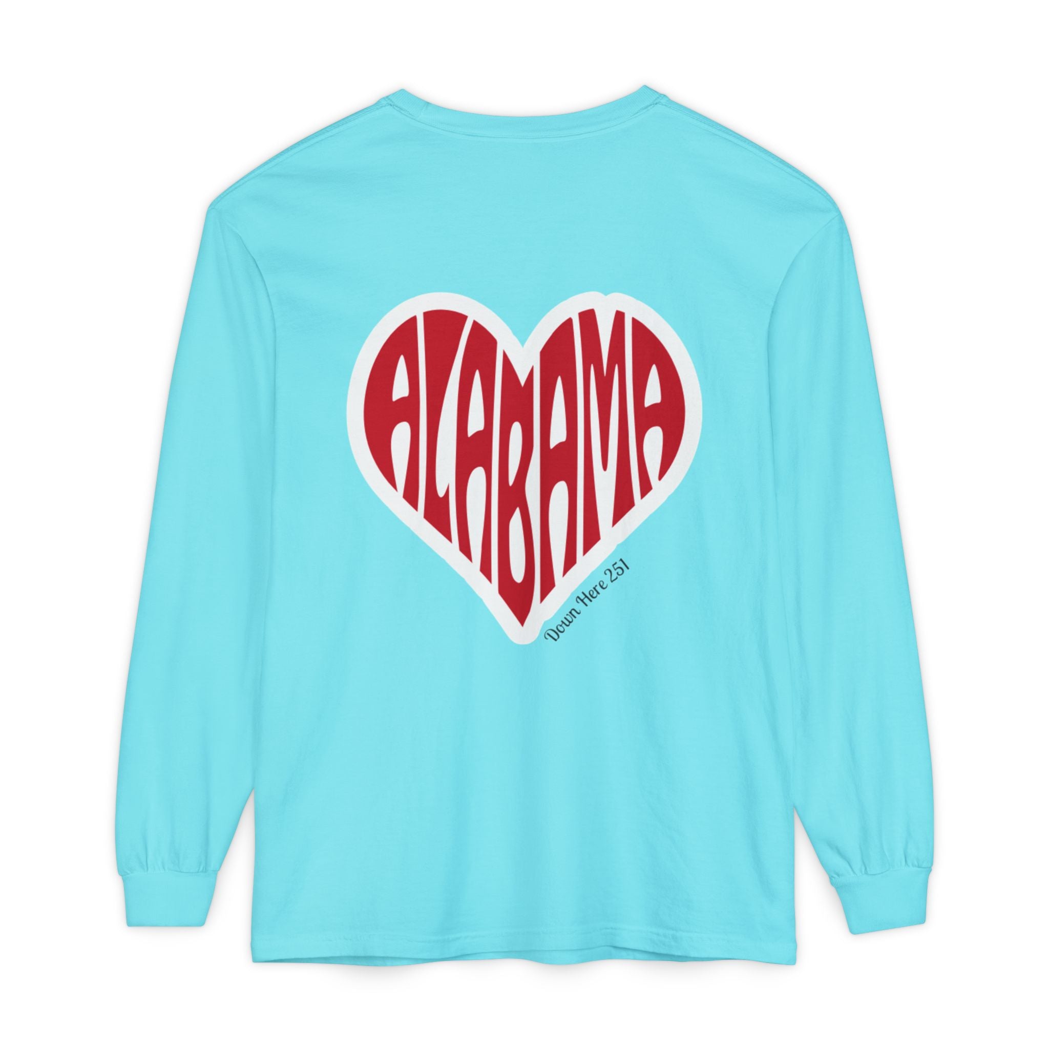 Alabama Heart Long Sleeve Tee