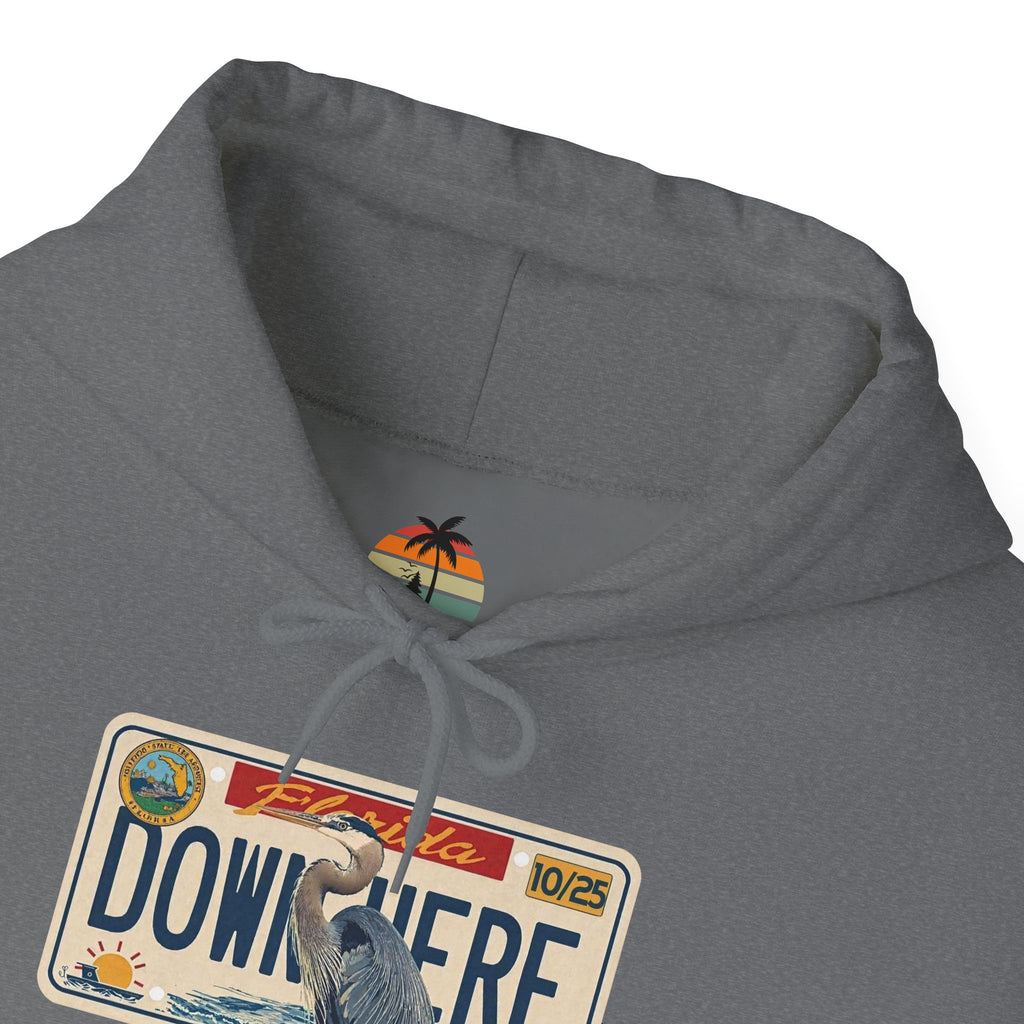 FL Heron Car Tag Hoodie