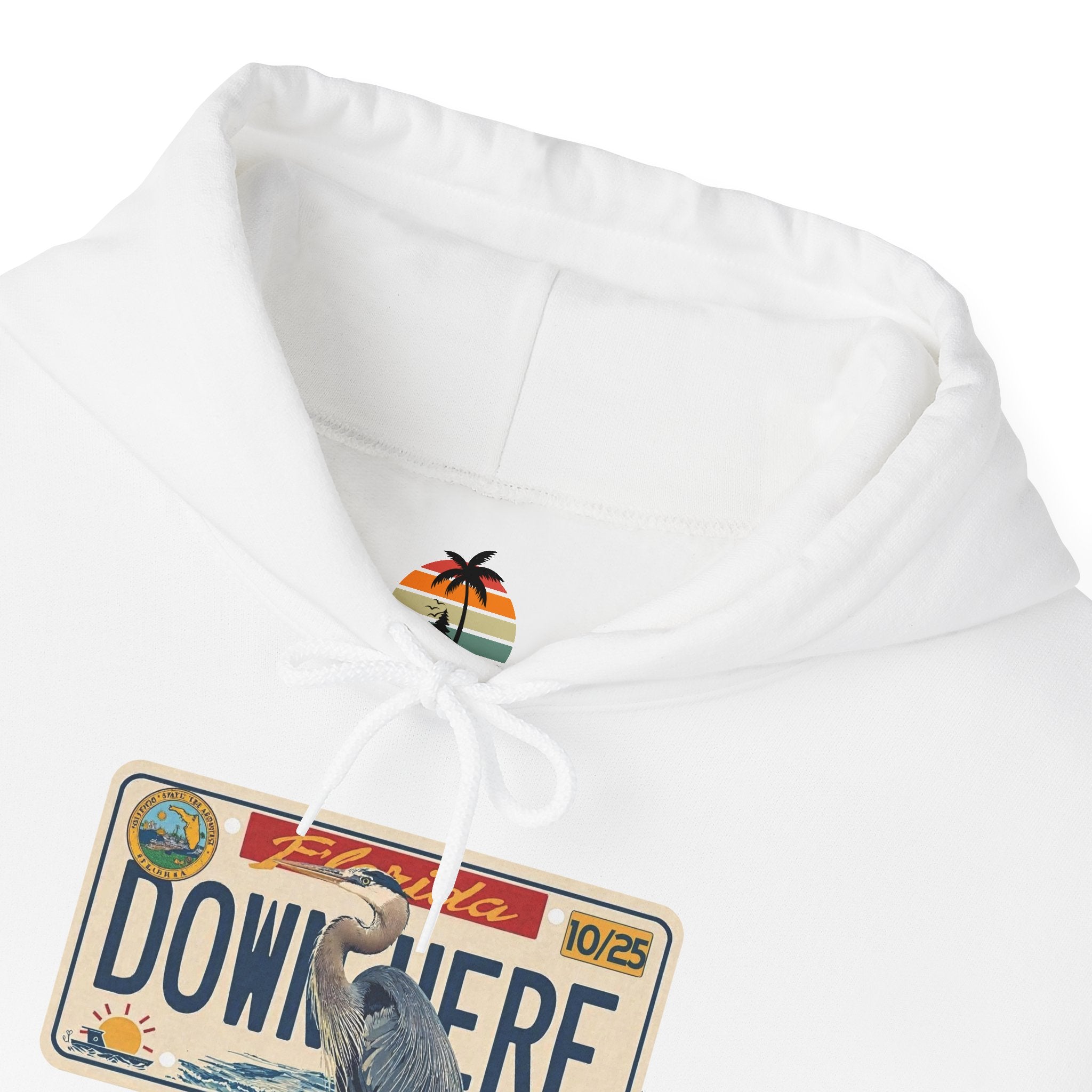 FL Heron Car Tag Hoodie