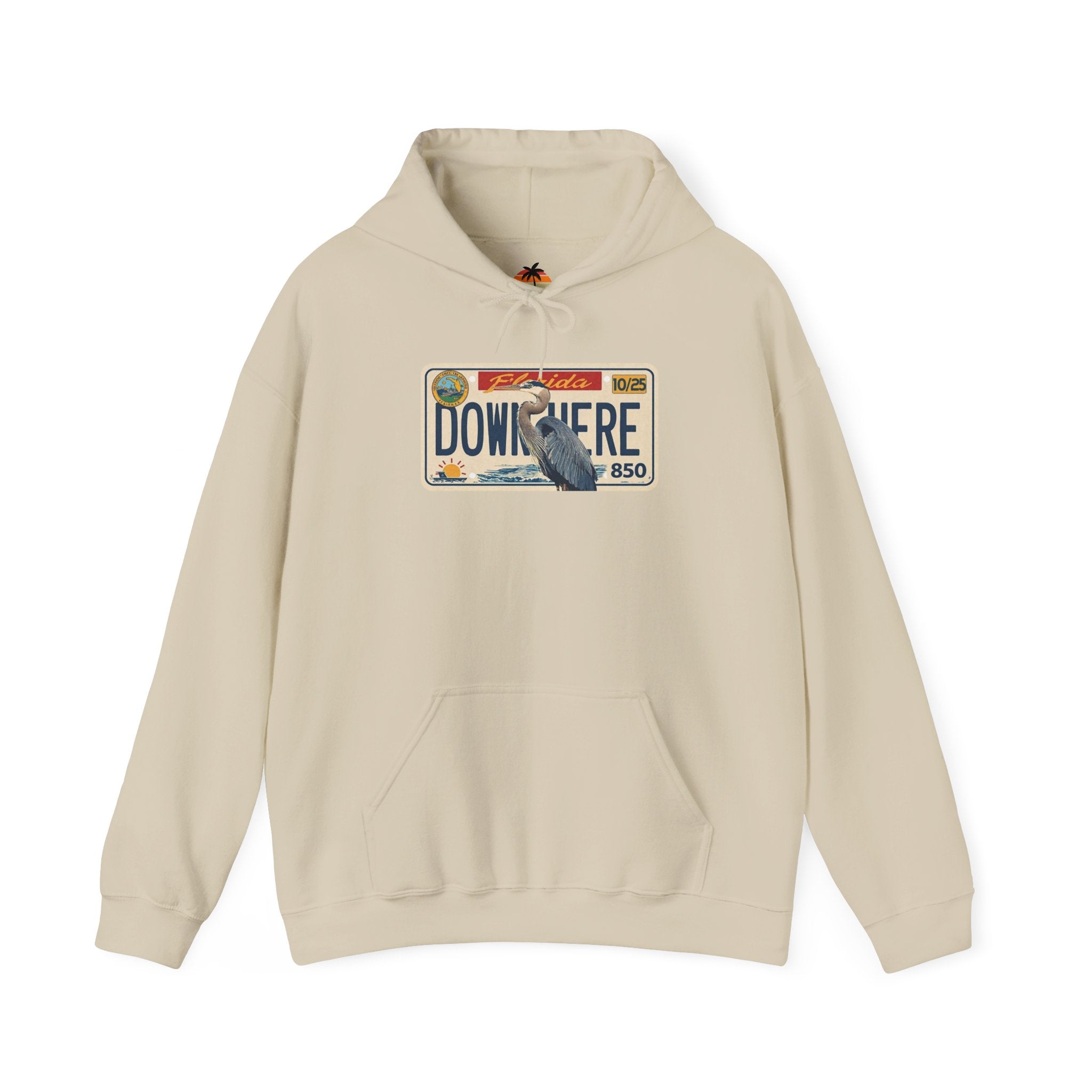 FL Heron Car Tag Hoodie