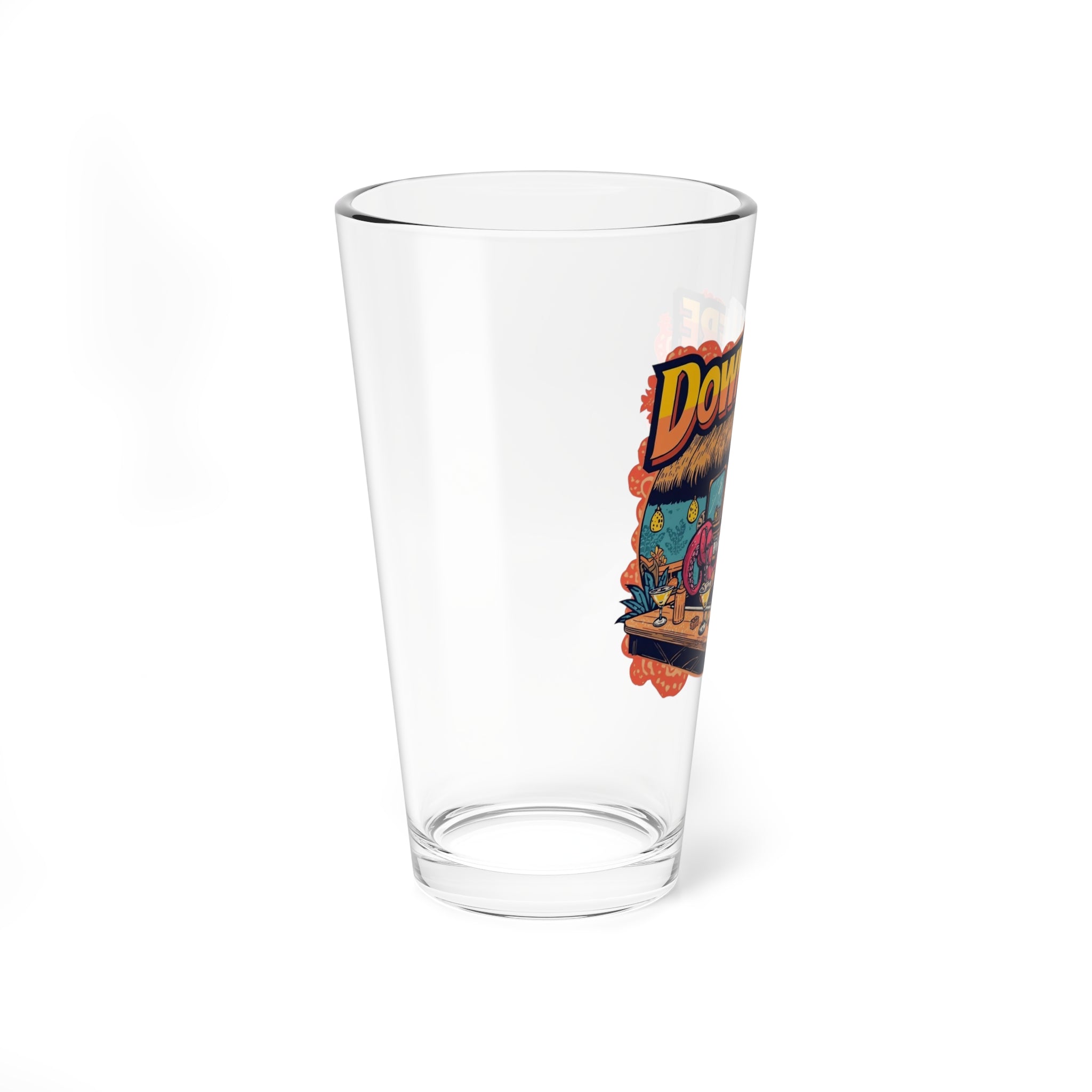 'Down Here' Octopus Bartender Pint Glass