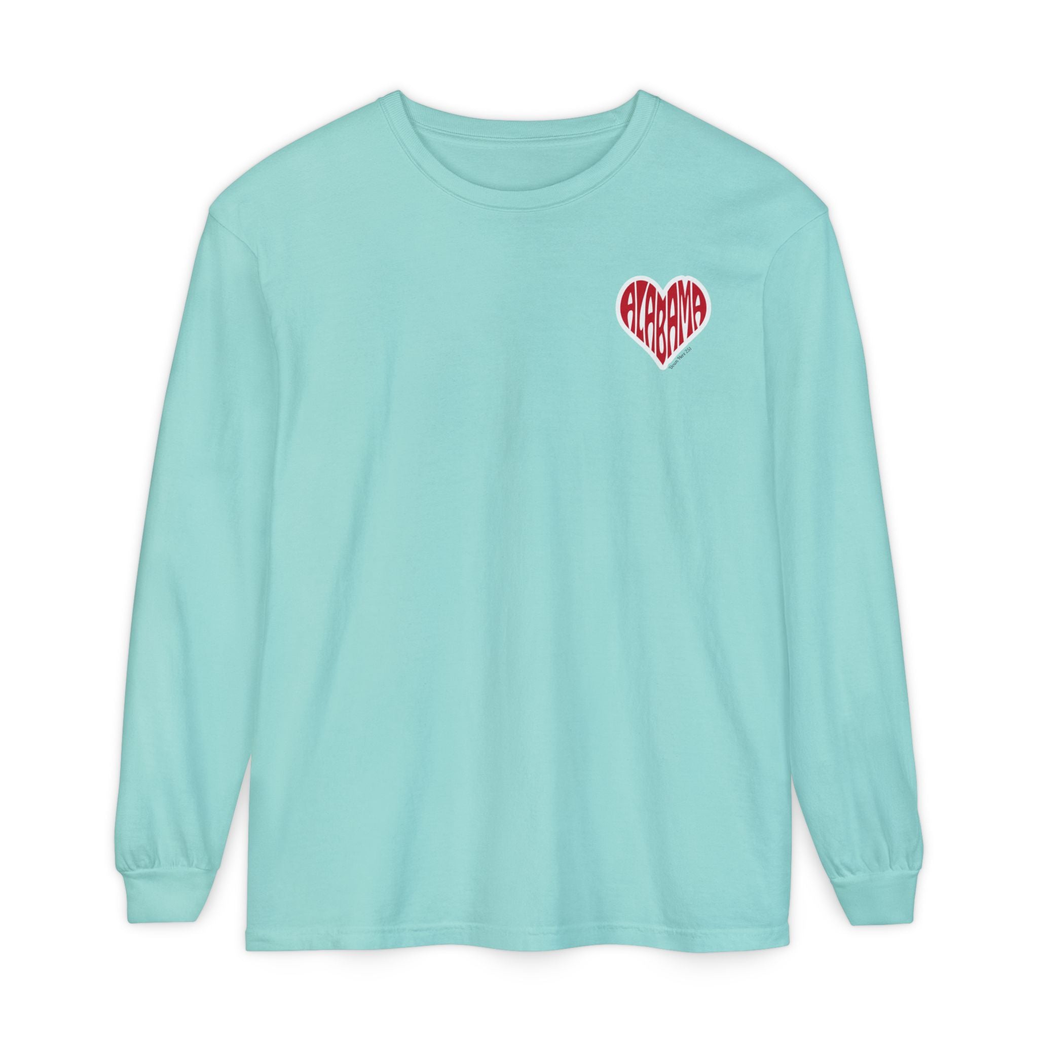 Alabama Heart Long Sleeve Tee