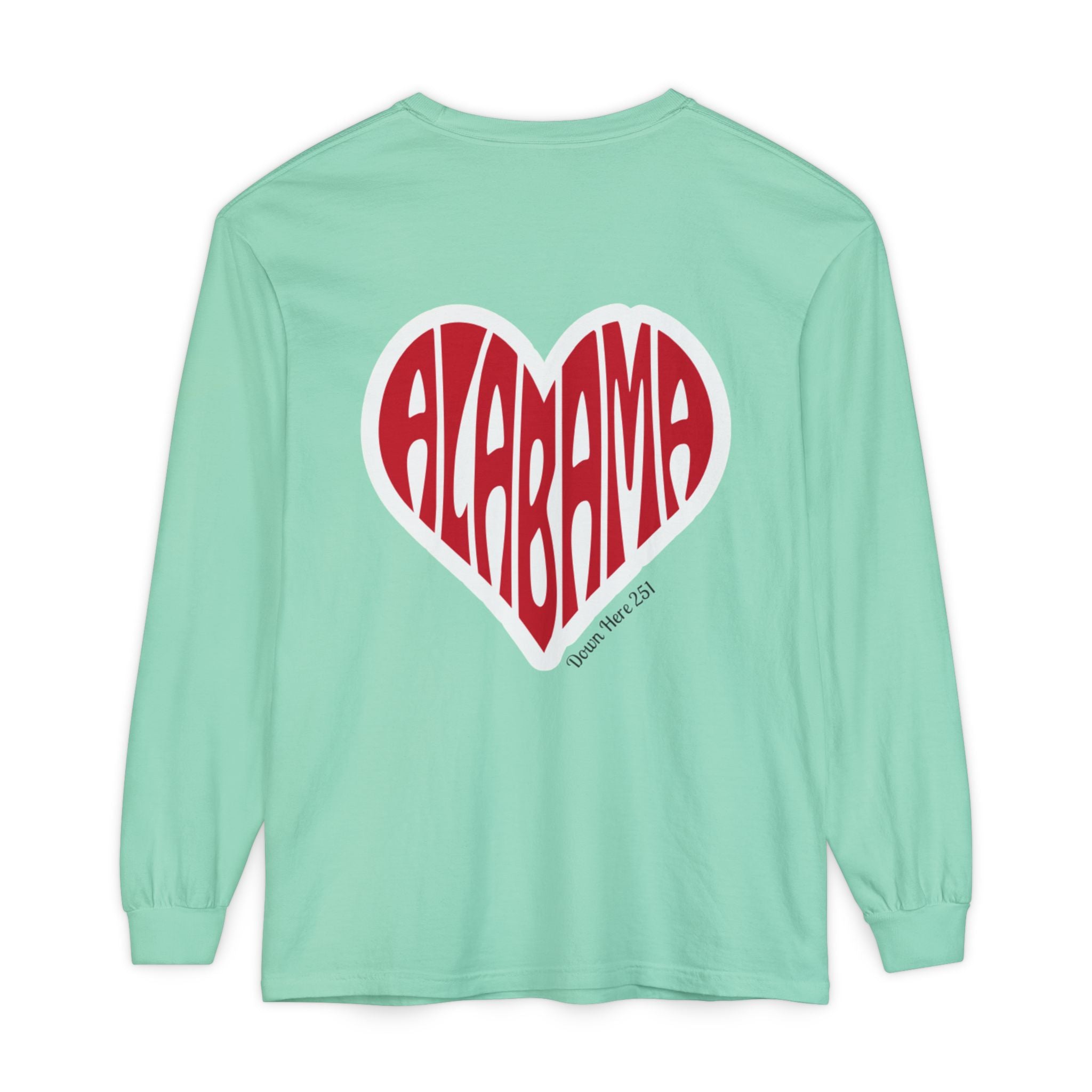 Alabama Heart Long Sleeve Tee