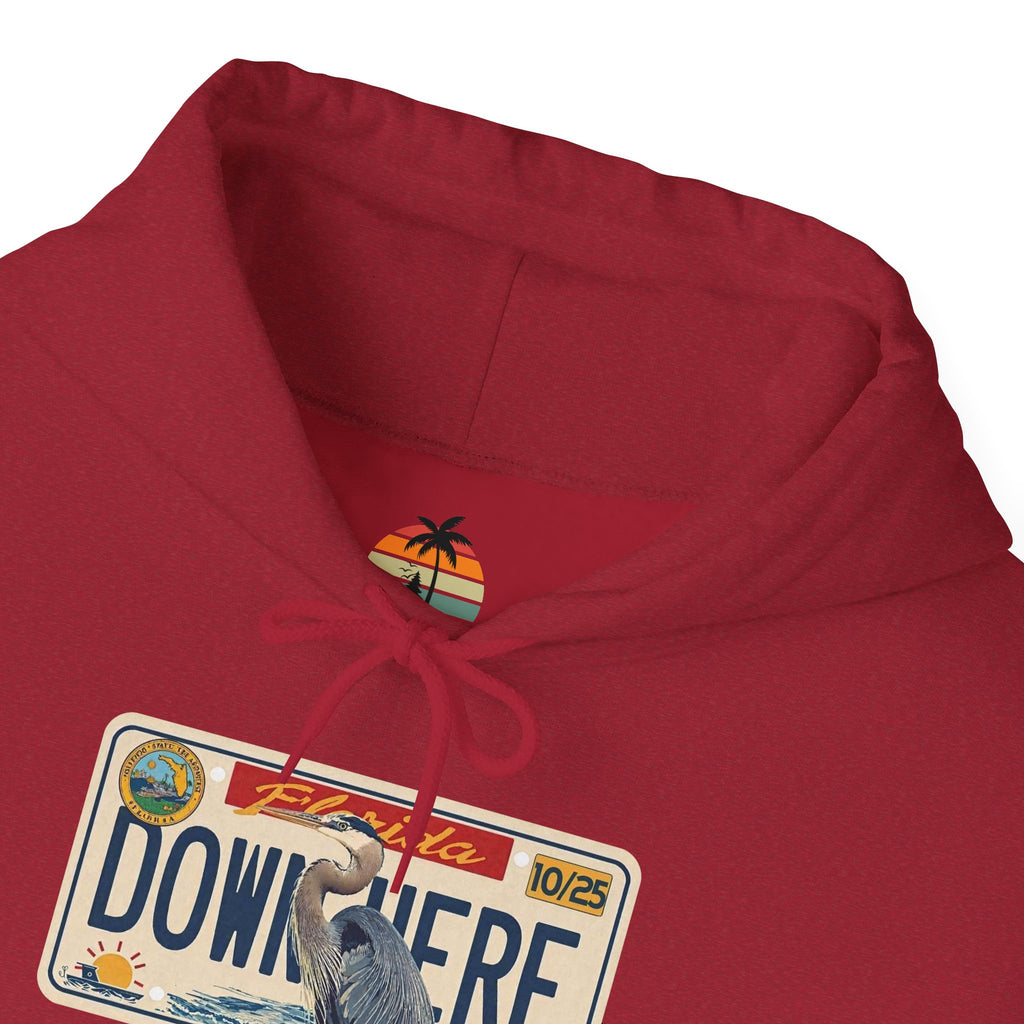 FL Heron Car Tag Hoodie