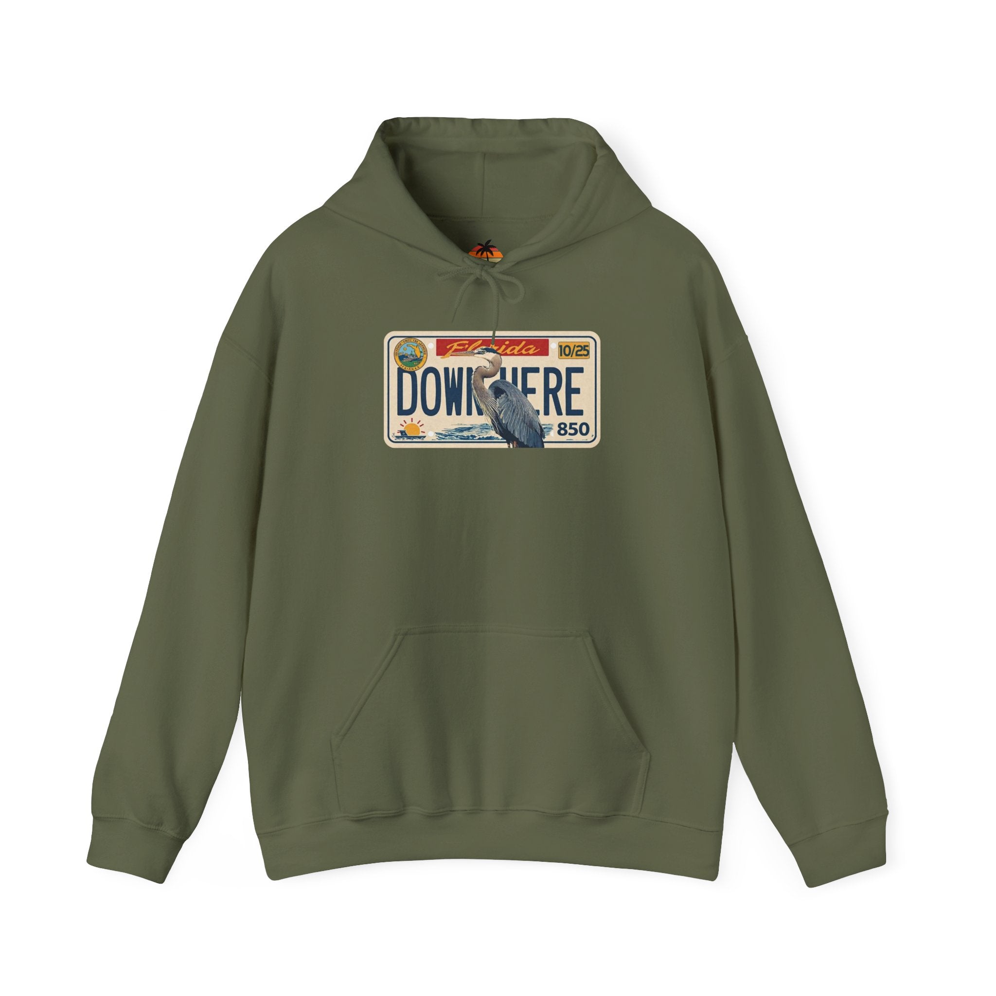 FL Heron Car Tag Hoodie