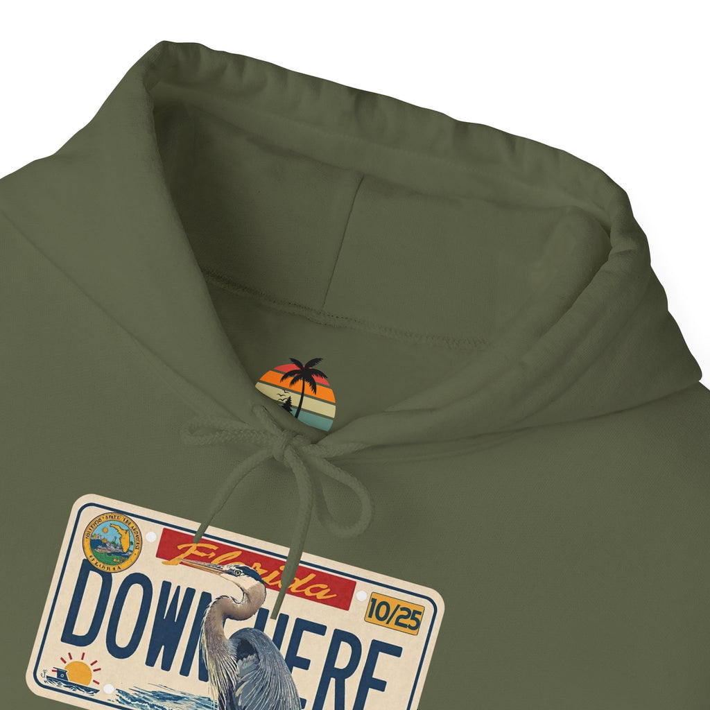 FL Heron Car Tag Hoodie