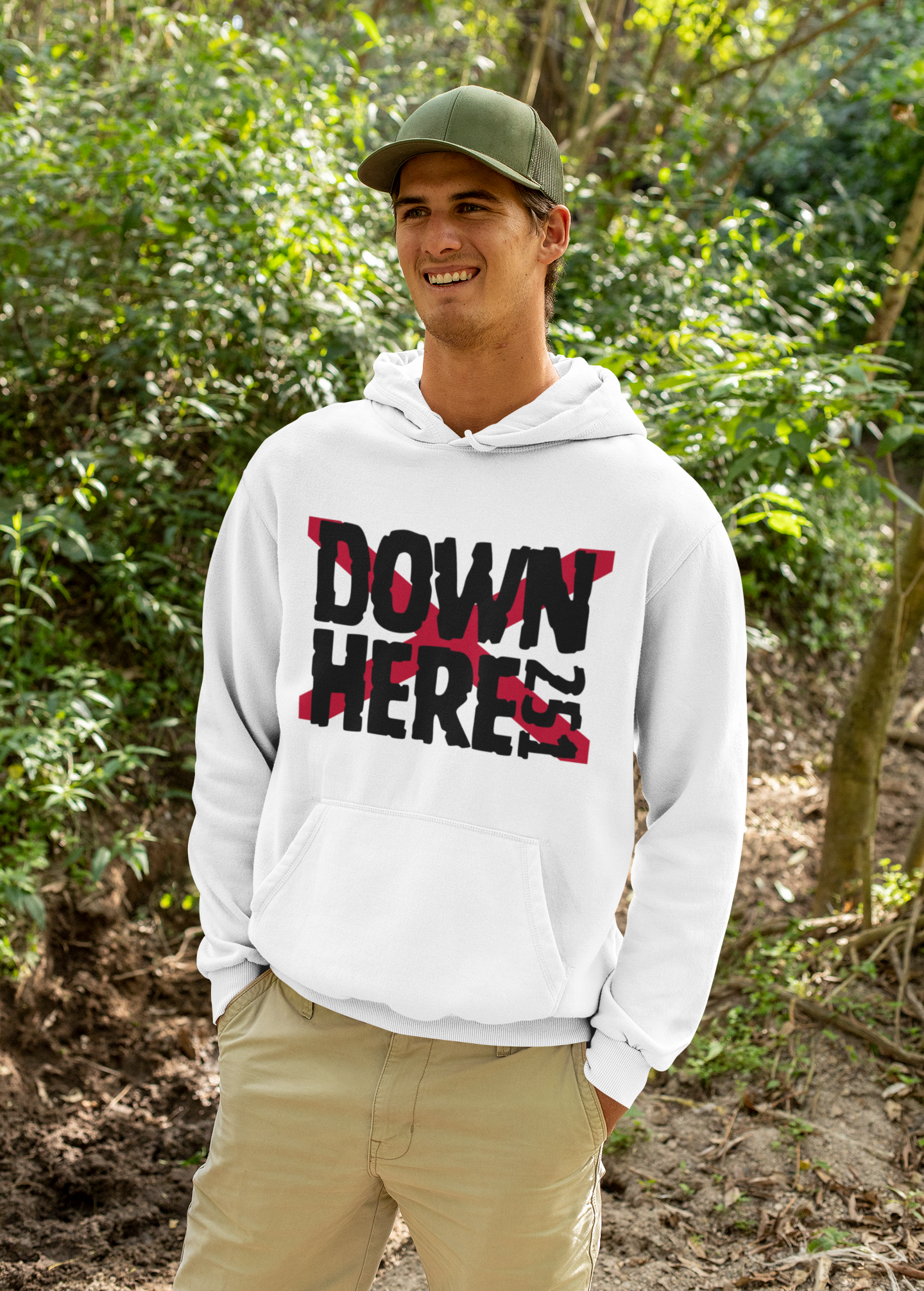 DownHere Flag Hoodie