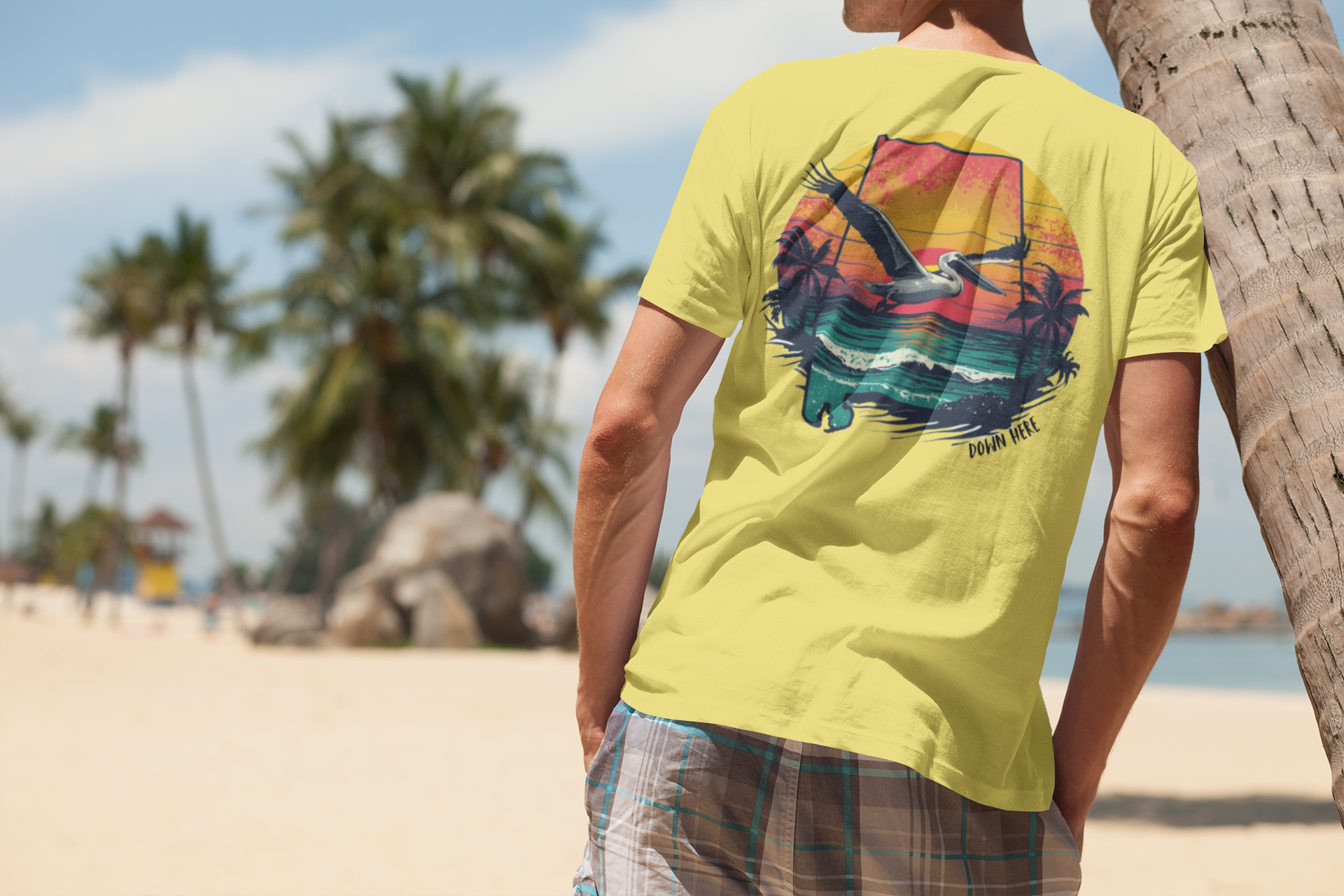 Vibrant Pelican Soft Tee