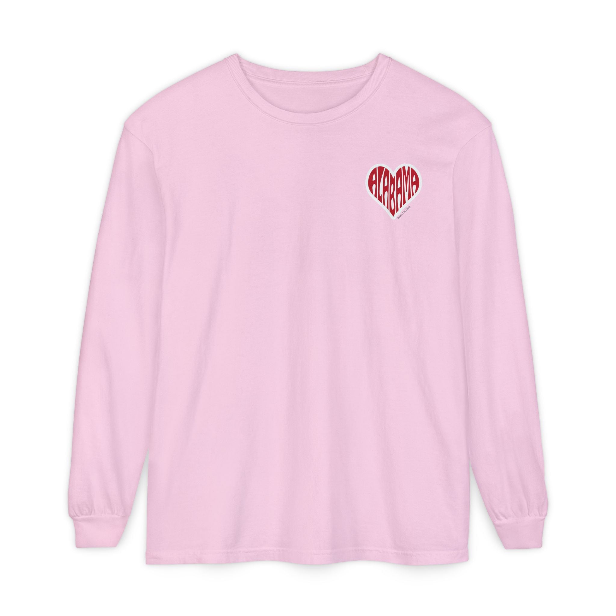 Alabama Heart Long Sleeve Tee