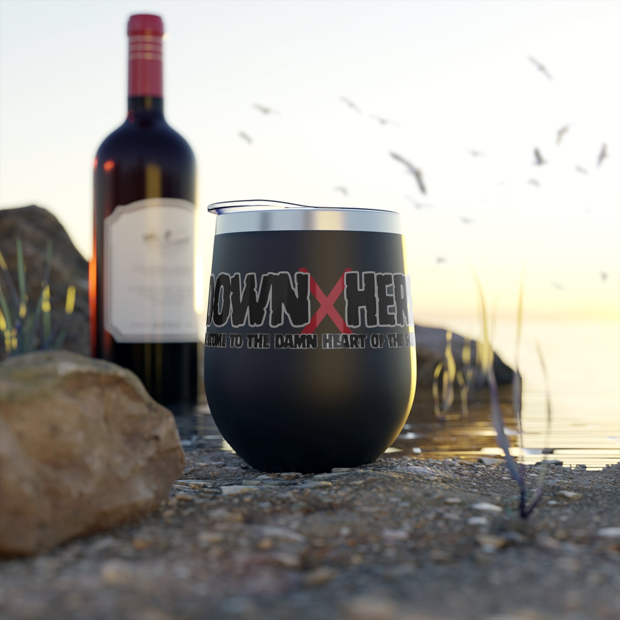 AL "Welcome to the damn heart of the South" 12oz Wine Tumbler