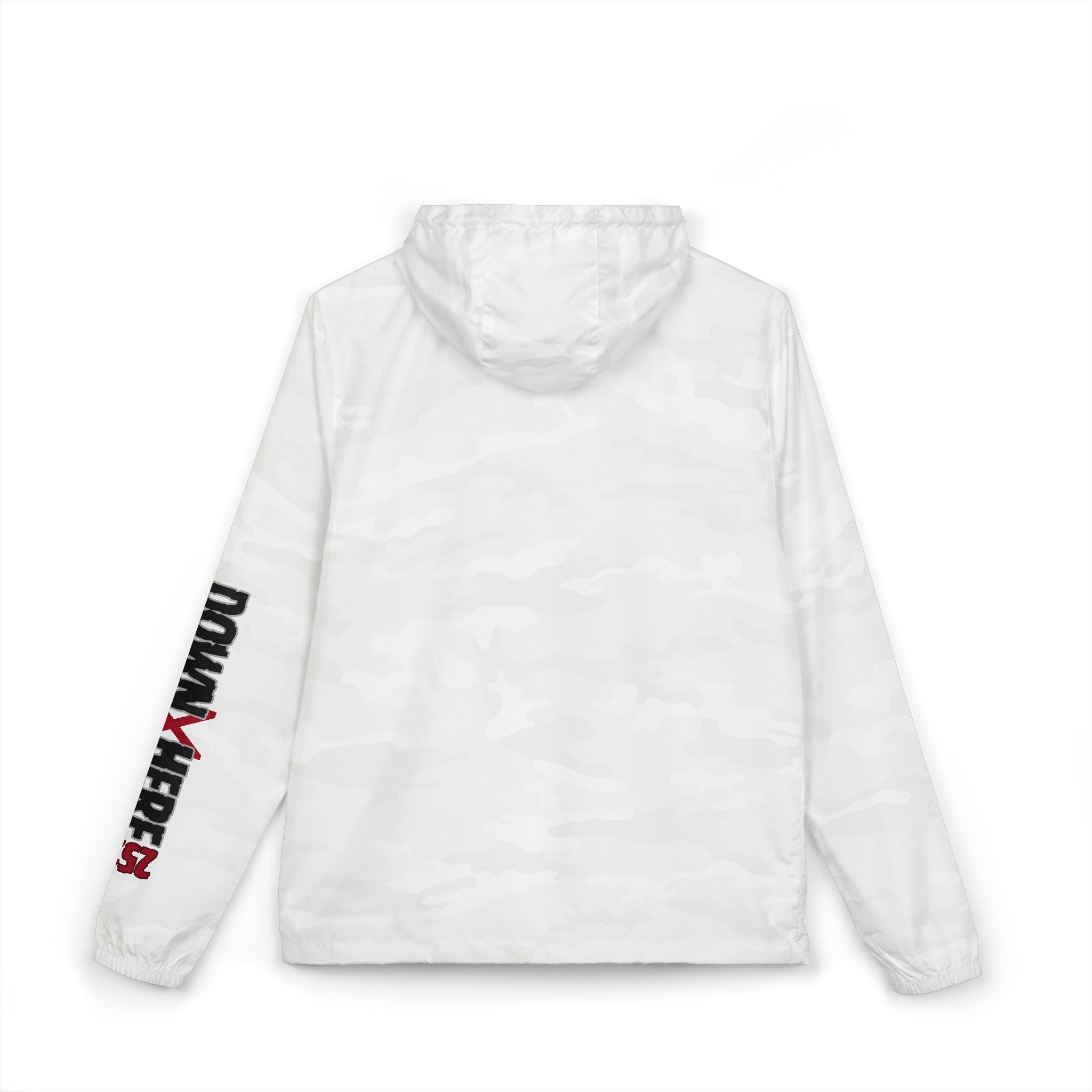 White Camo Windbreaker/Rain Jacket