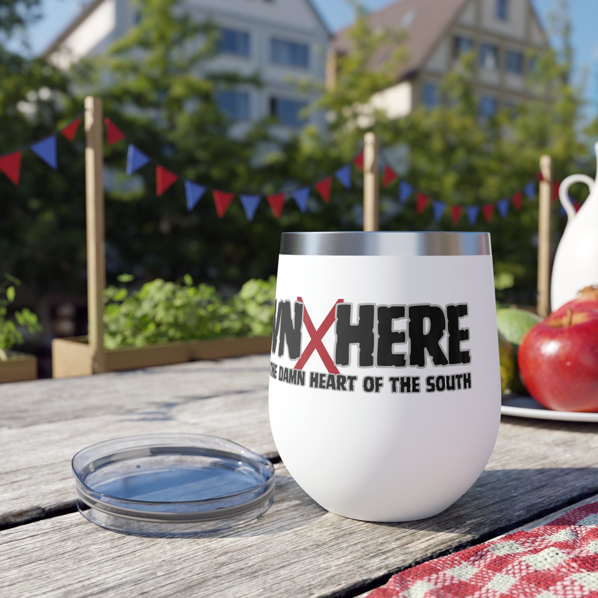 AL "Welcome to the damn heart of the South" 12oz Wine Tumbler