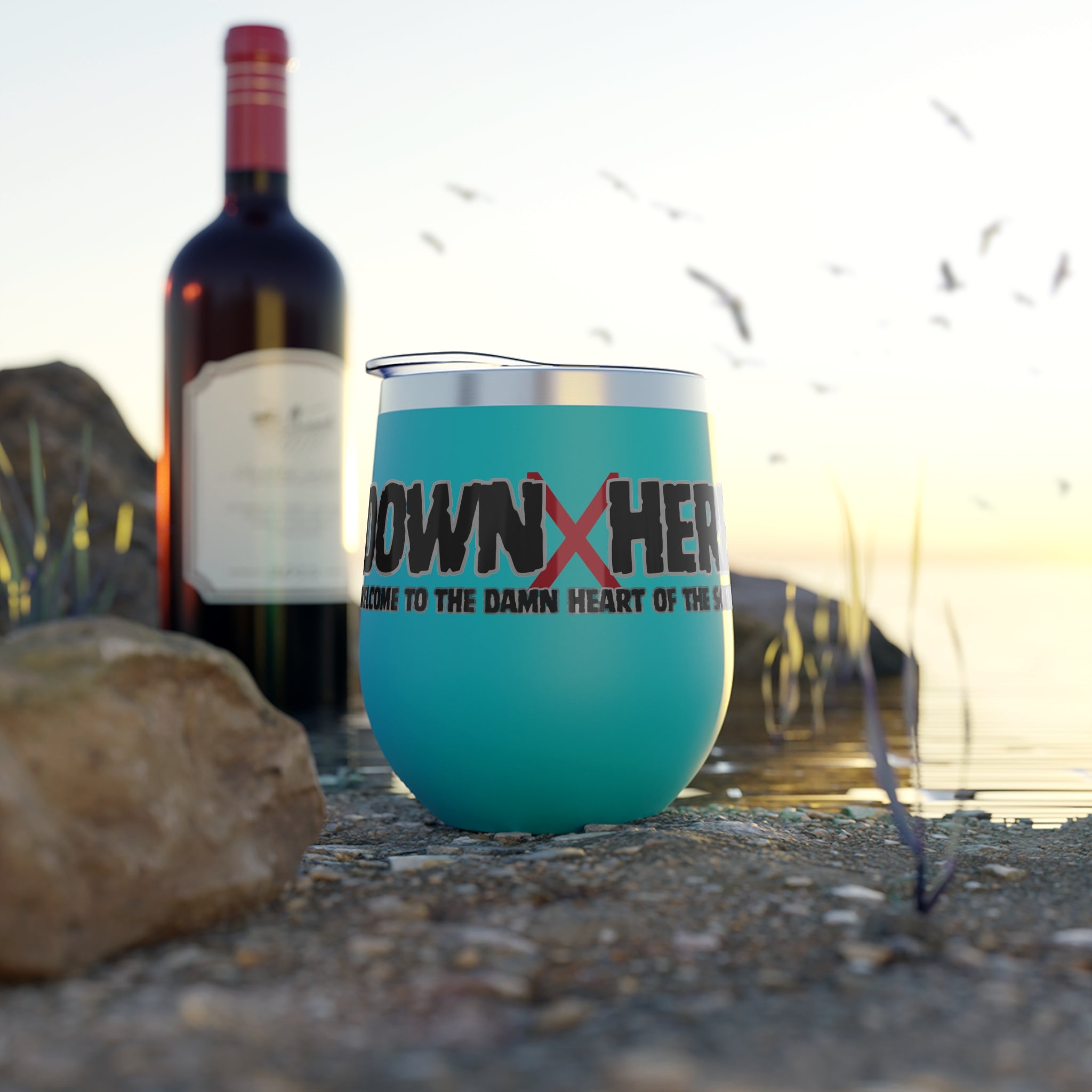 AL "Welcome to the damn heart of the South" 12oz Wine Tumbler