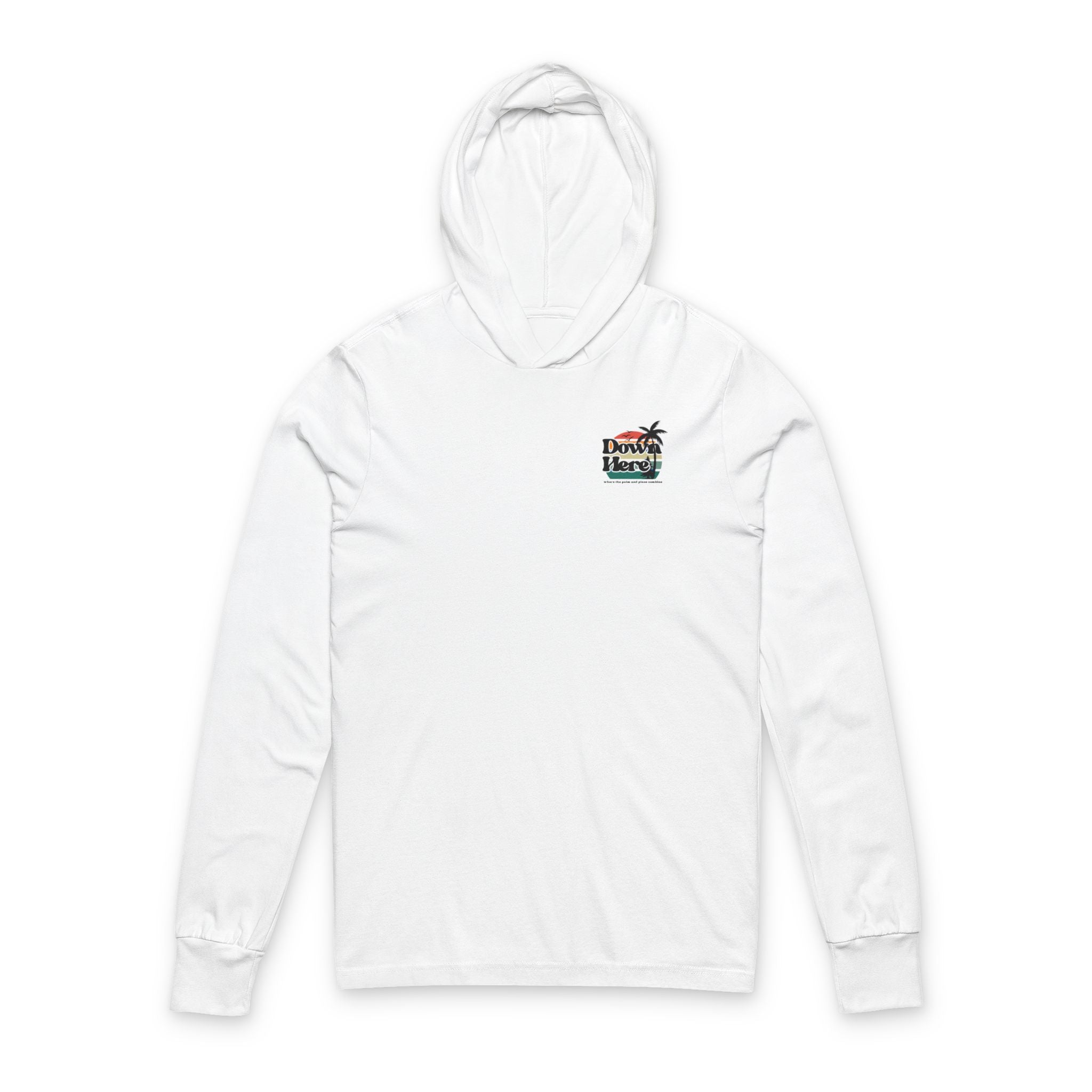 Logo Hooded Long Sleeve Tee