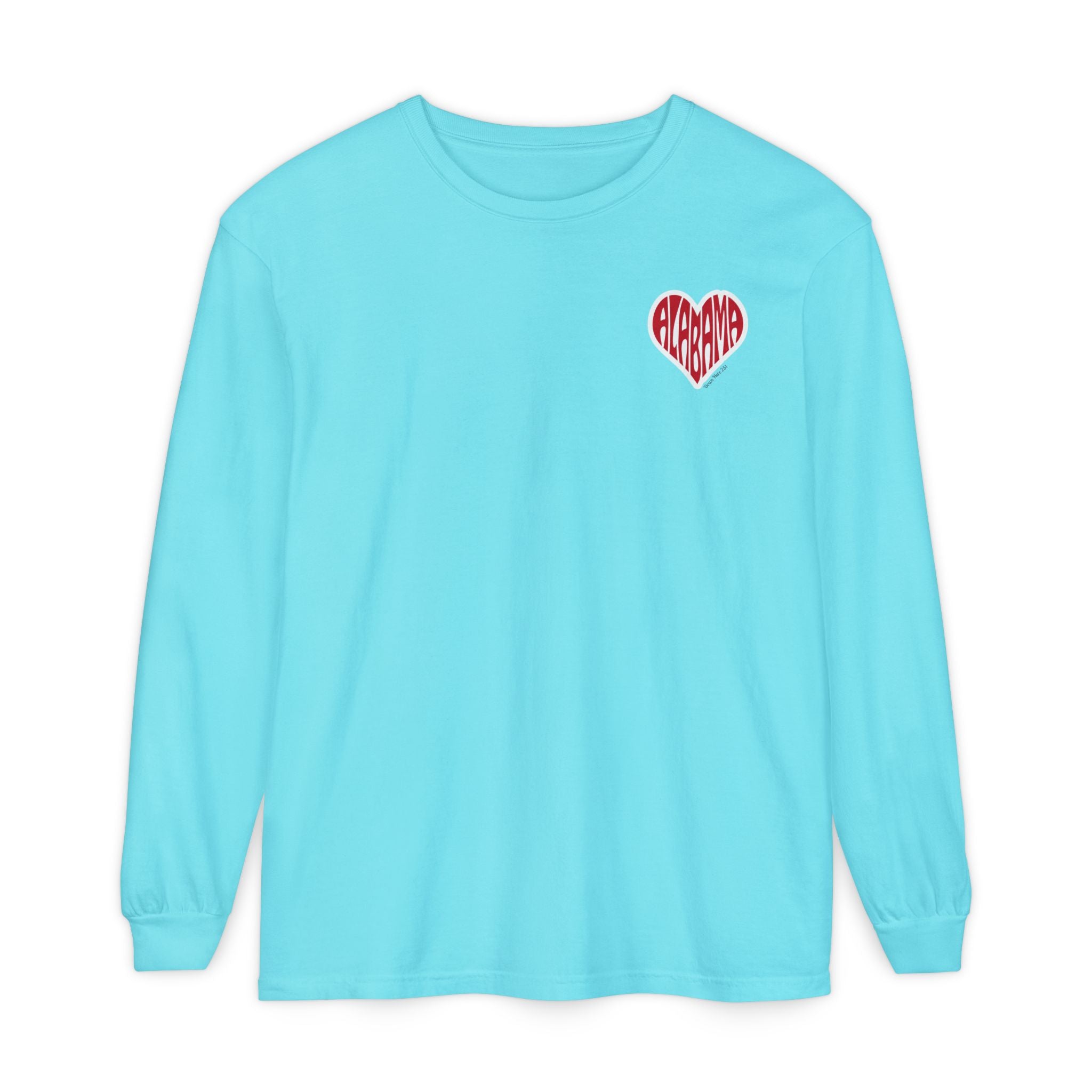 Alabama Heart Long Sleeve Tee