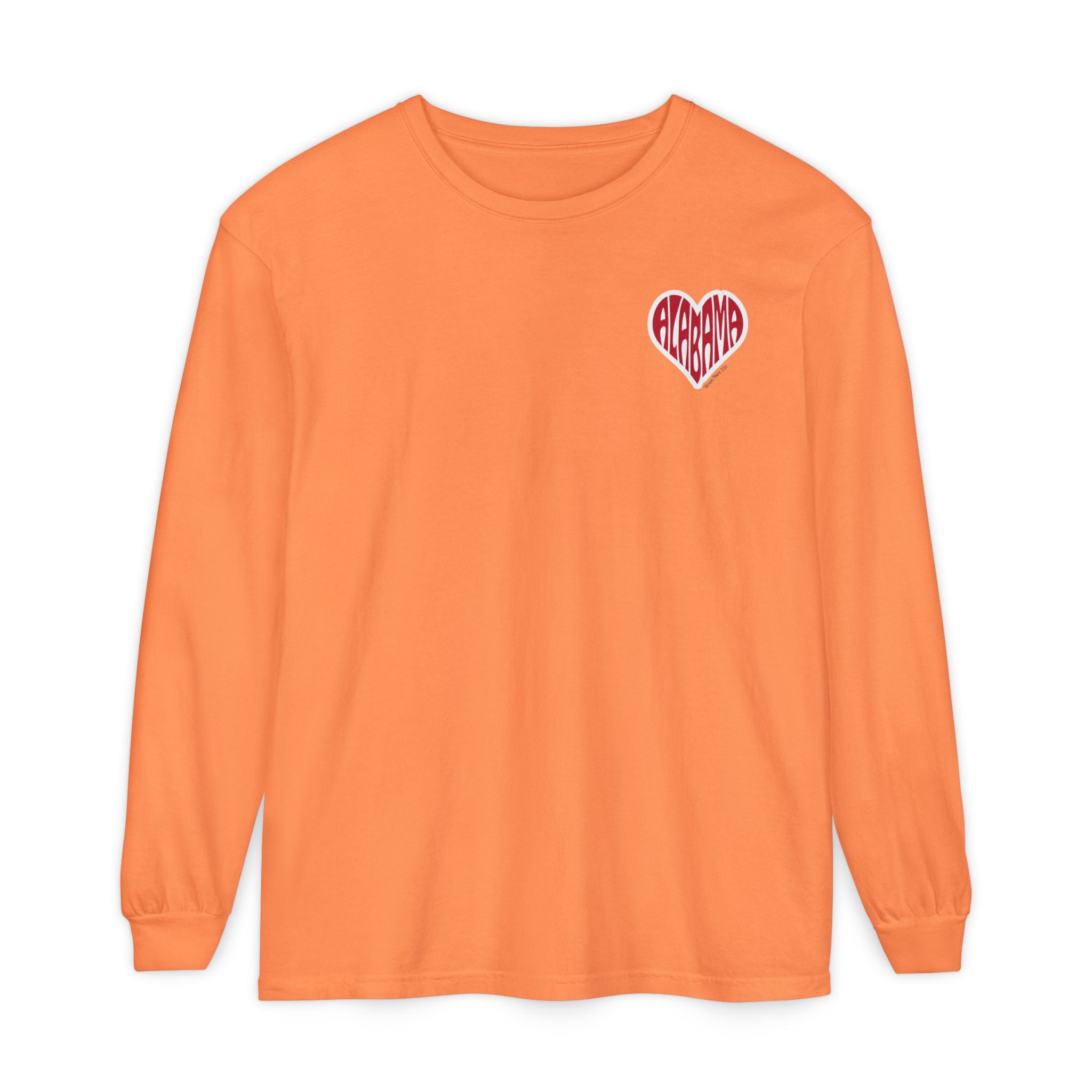Alabama Heart Long Sleeve Tee