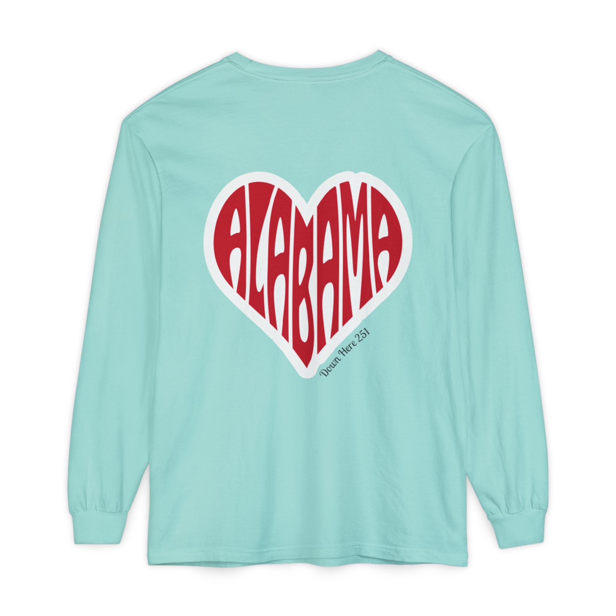 Alabama Heart Long Sleeve Tee