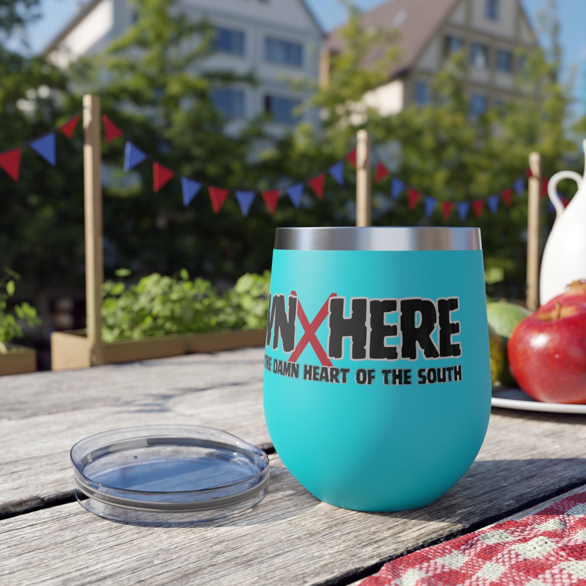 AL "Welcome to the damn heart of the South" 12oz Wine Tumbler