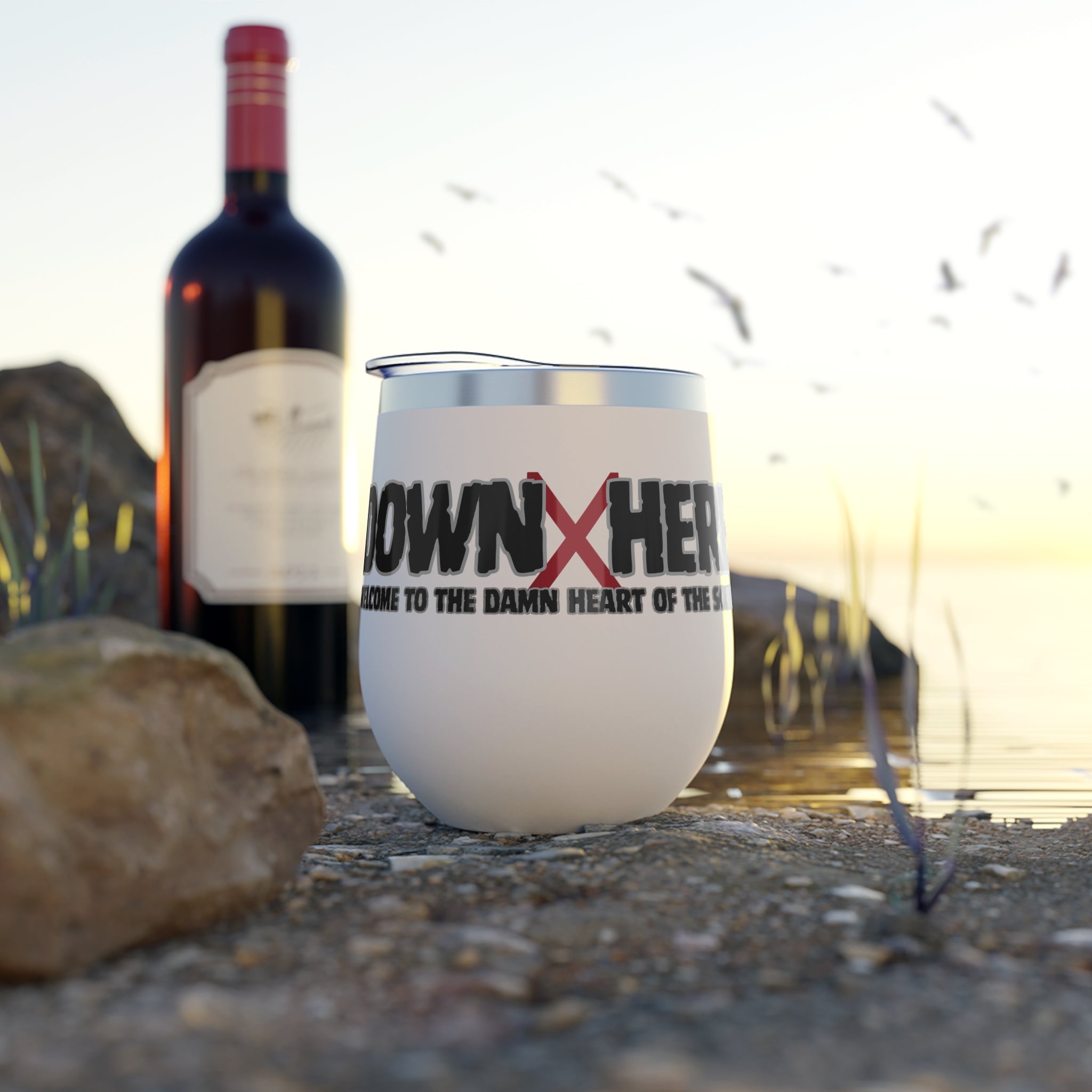 AL "Welcome to the damn heart of the South" 12oz Wine Tumbler